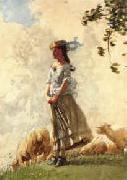 Winslow Homer Fresh Air Spain oil painting reproduction